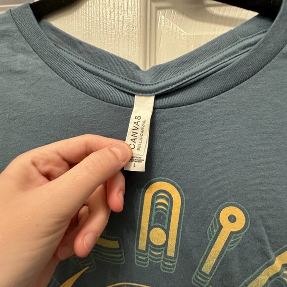 Train Concert Tee Blue NWOT Size L - Picture 4 of 4